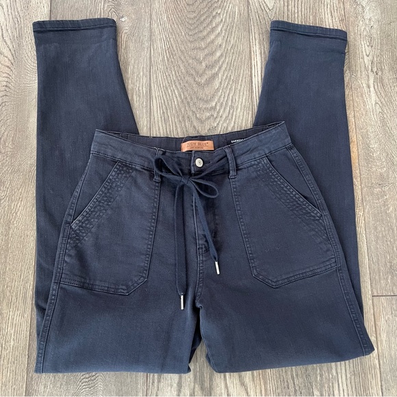 JUDY BLUE High Waist Garment Dyed Navy Blue Denim Jeans Size 5 / 27 - Picture 6 of 11